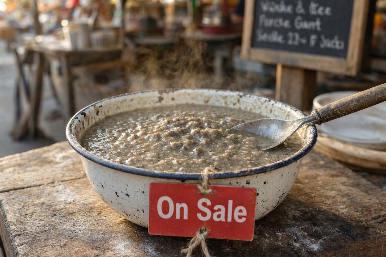 A bowl of slop on sale